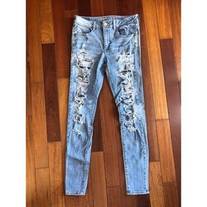 American Eagle super stretch jeans